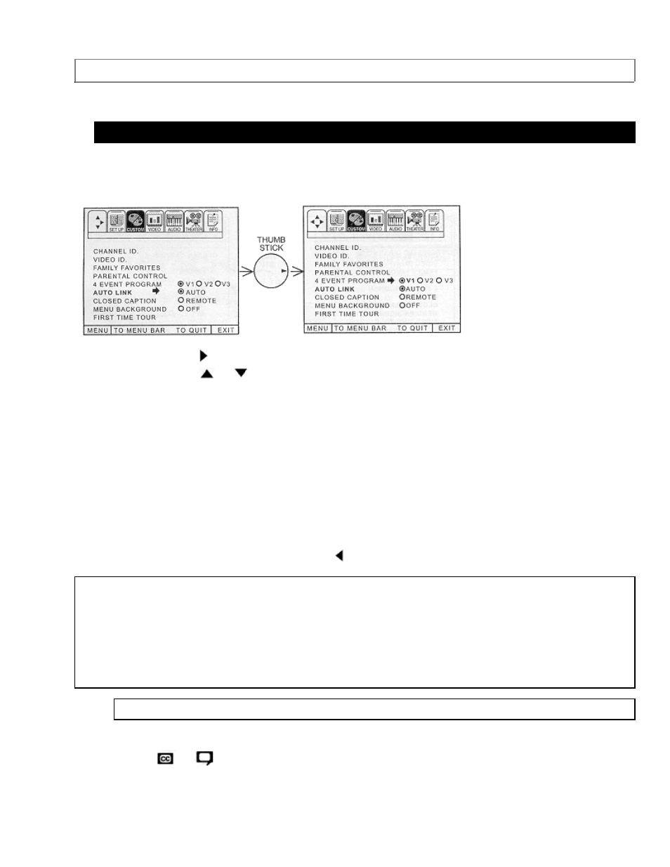 Auto link | Hitachi 53SBX01B User Manual | Page 76 / 105