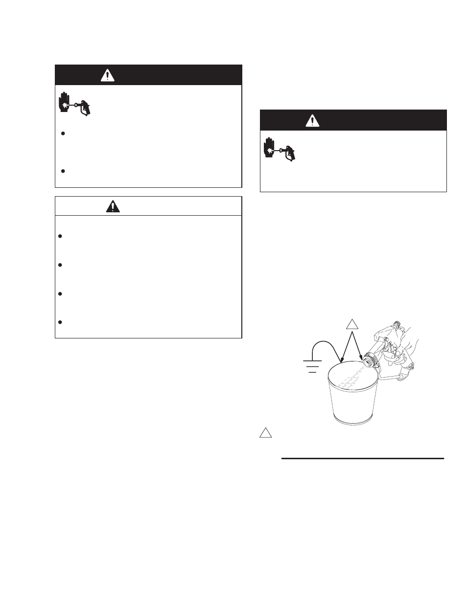 Operation, Warning, Caution | Hitachi 308640 User Manual | Page 11 / 28