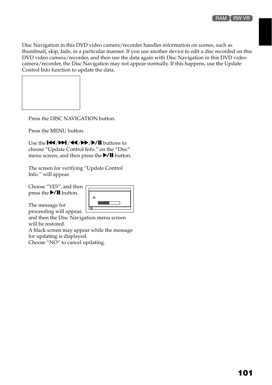 Before you begin | Hitachi DZ-GX3300A User Manual | Page 101 / 166