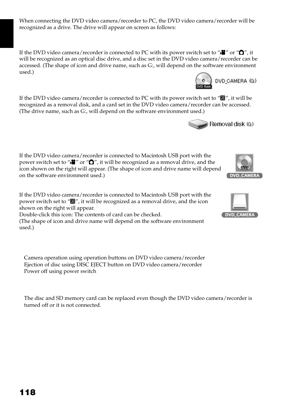 Hitachi DZ-GX3300A User Manual | Page 118 / 166