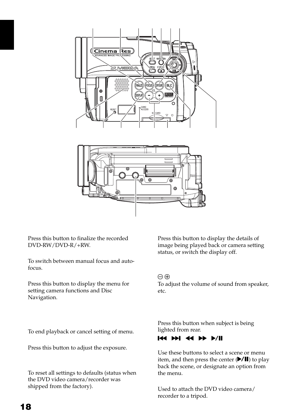 Hitachi DZ-GX3300A User Manual | Page 18 / 166