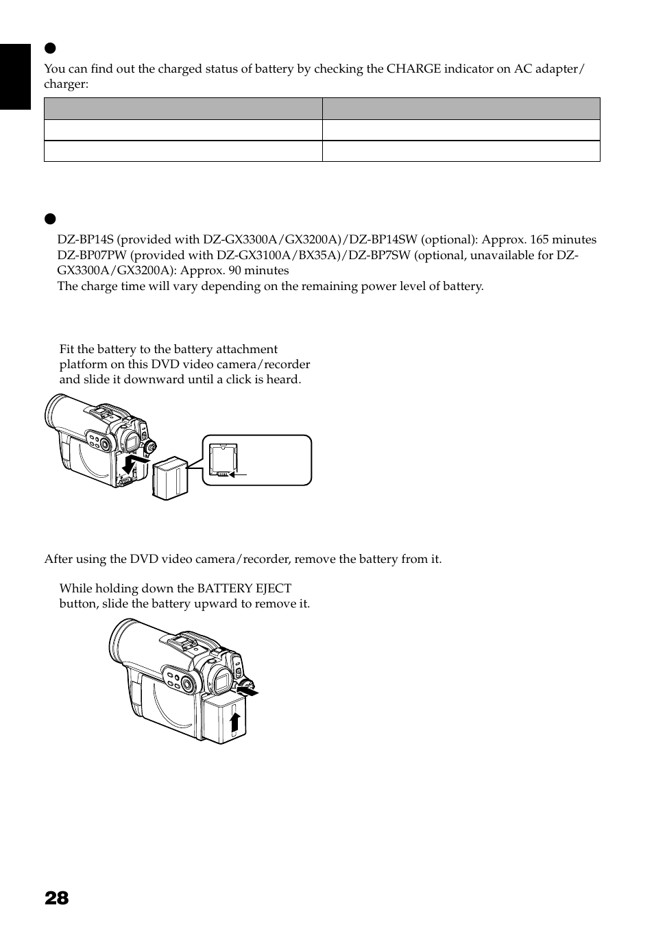 Hitachi DZ-GX3300A User Manual | Page 28 / 166