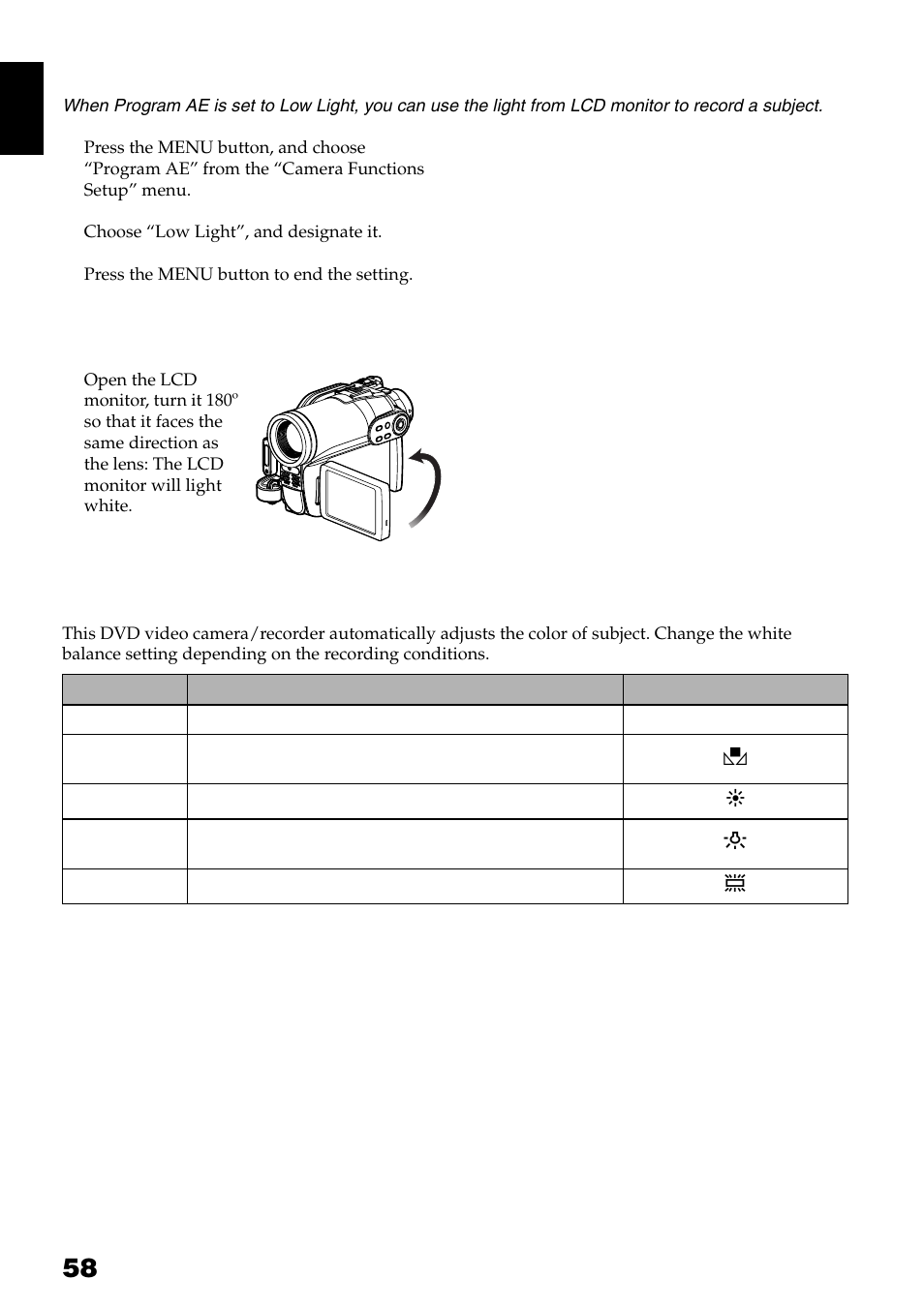 Hitachi DZ-GX3300A User Manual | Page 58 / 166