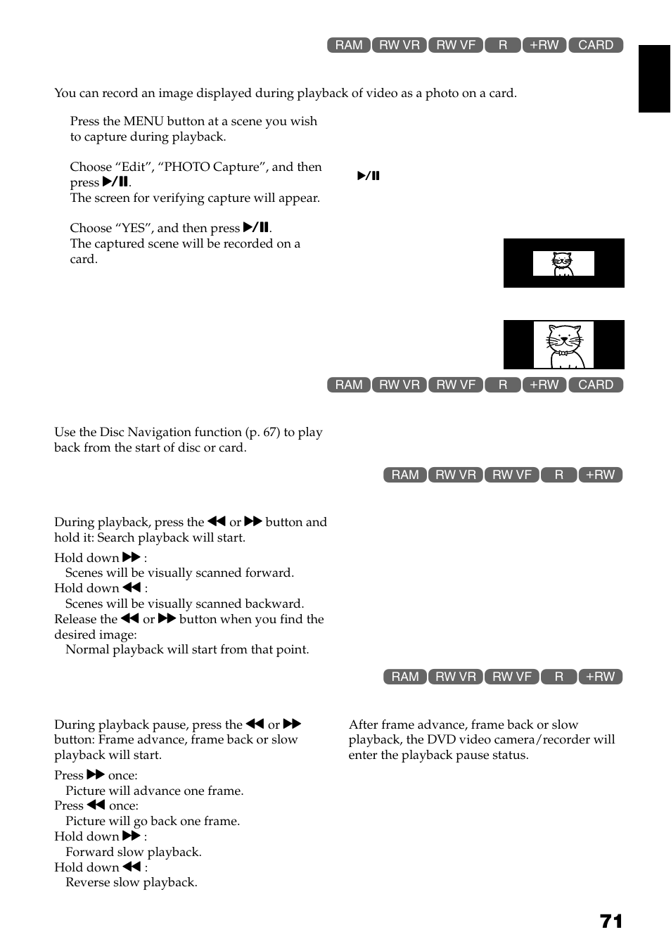 Hitachi DZ-GX3300A User Manual | Page 71 / 166