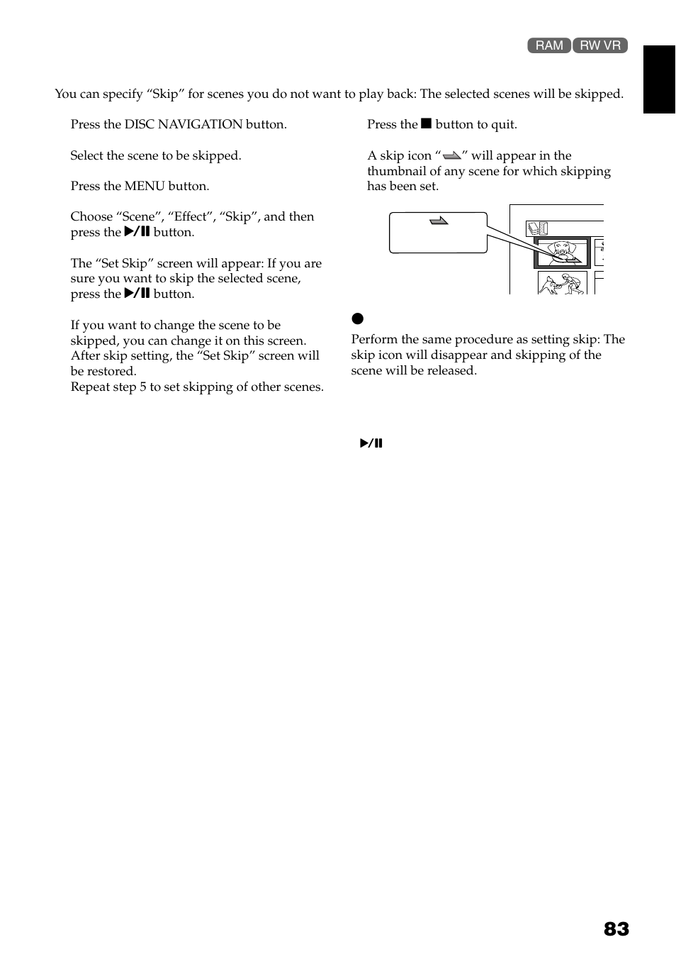 Hitachi DZ-GX3300A User Manual | Page 83 / 166