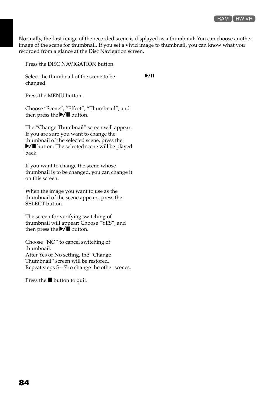 Hitachi DZ-GX3300A User Manual | Page 84 / 166