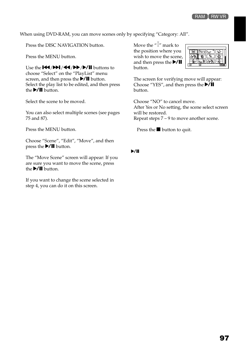 Hitachi DZ-GX3300A User Manual | Page 97 / 166