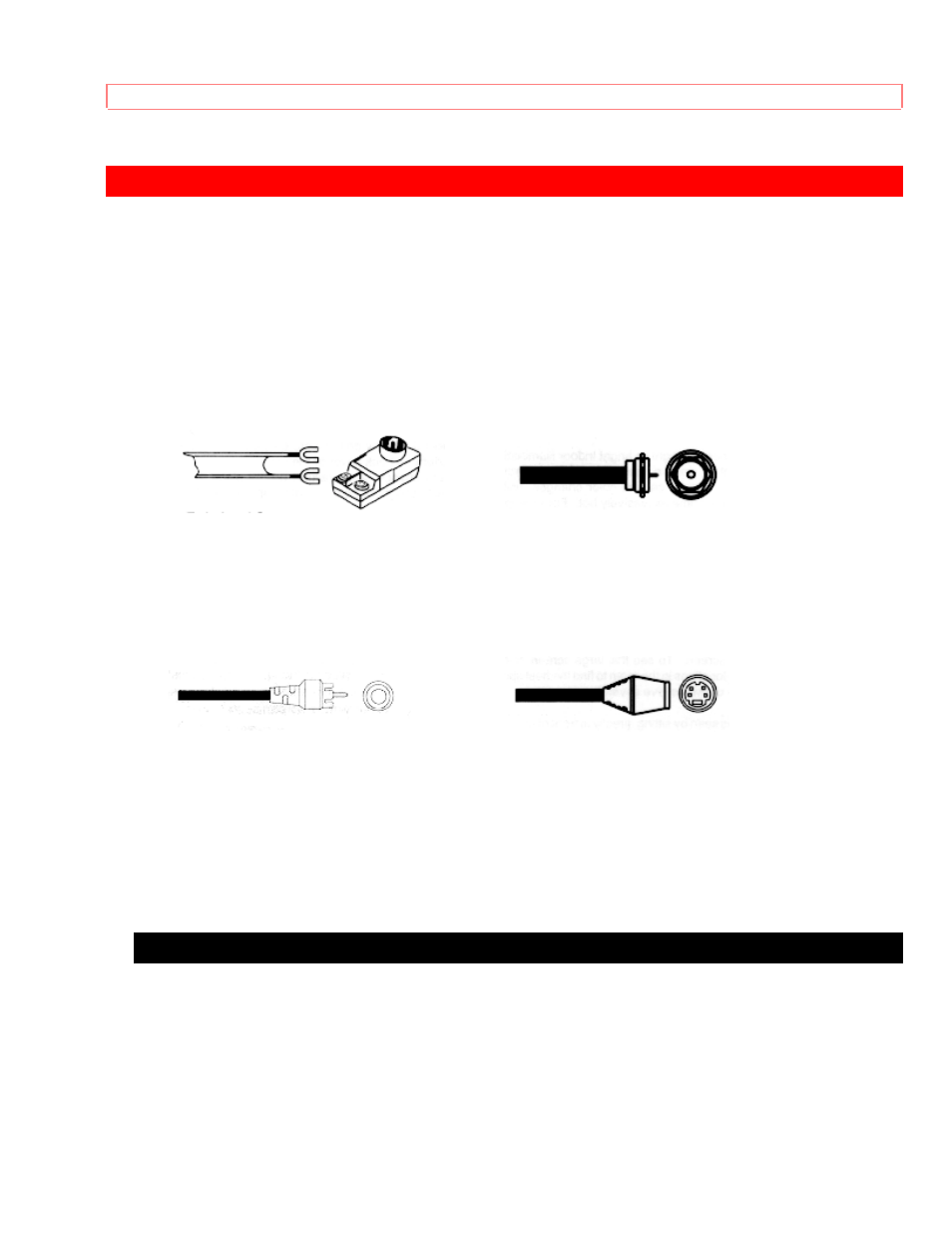 Hook-up cables and connectors, Antenna connections to rear jack panel | Hitachi 46UX24B/25K User Manual | Page 14 / 82