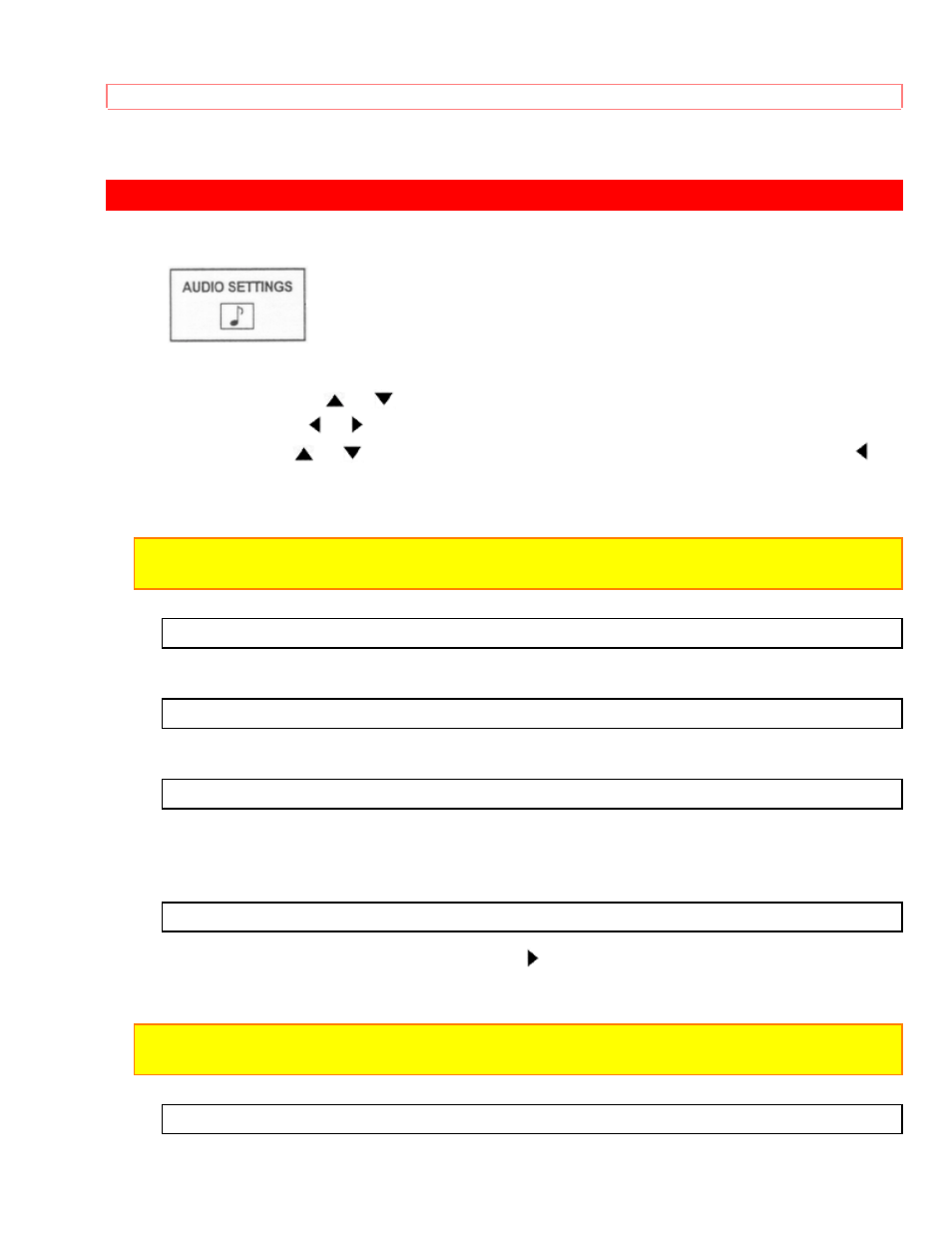 Audio settings | Hitachi 46UX24B/25K User Manual | Page 67 / 82