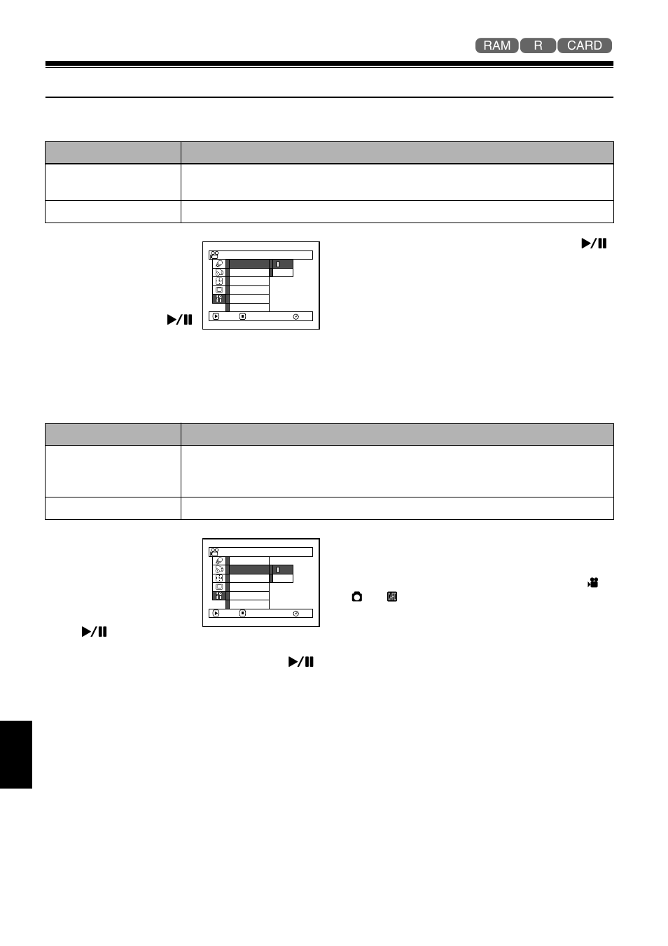 Initial settings, Switching operating sound on or off (beep) | Hitachi DZMV730A User Manual | Page 100 / 190