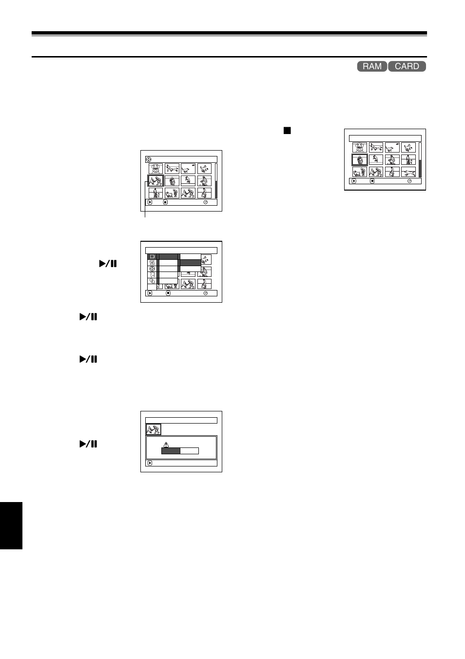 Scene, Deleting scenes (edit – delete) | Hitachi DZMV730A User Manual | Page 110 / 190