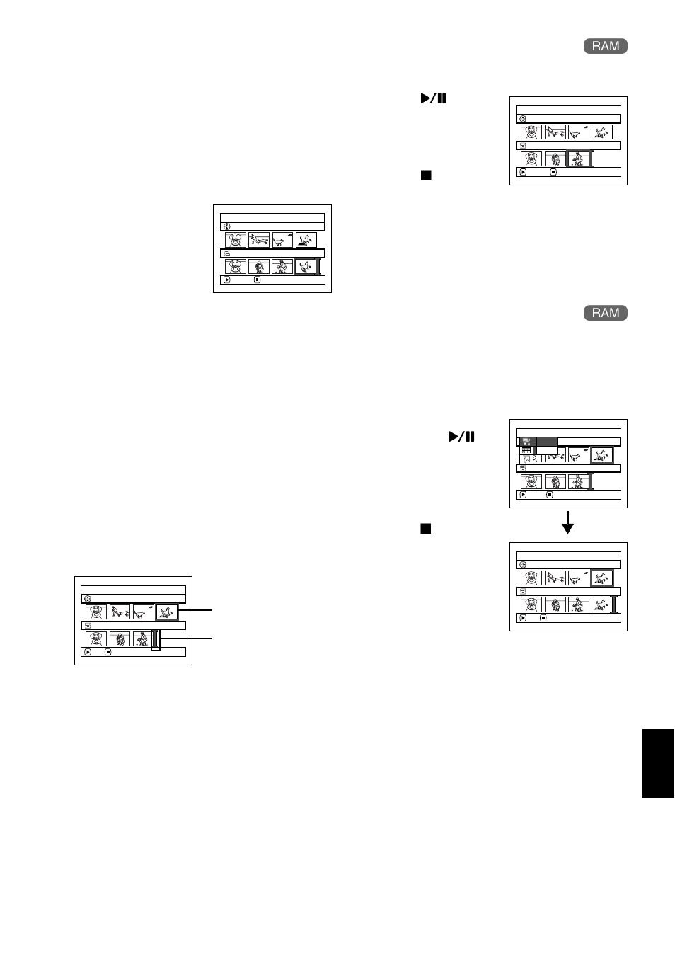 Deleting scenes from play list (editing play list) | Hitachi DZMV730A User Manual | Page 127 / 190