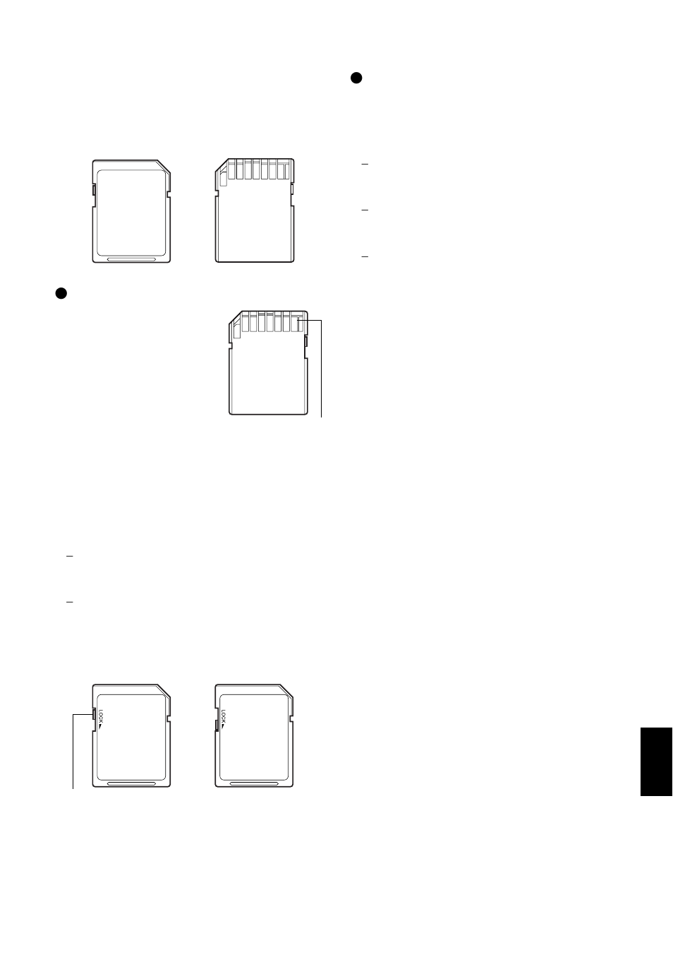 Available cards, Handling card, Common cautions for disc and card | Hitachi DZMV730A User Manual | Page 27 / 190