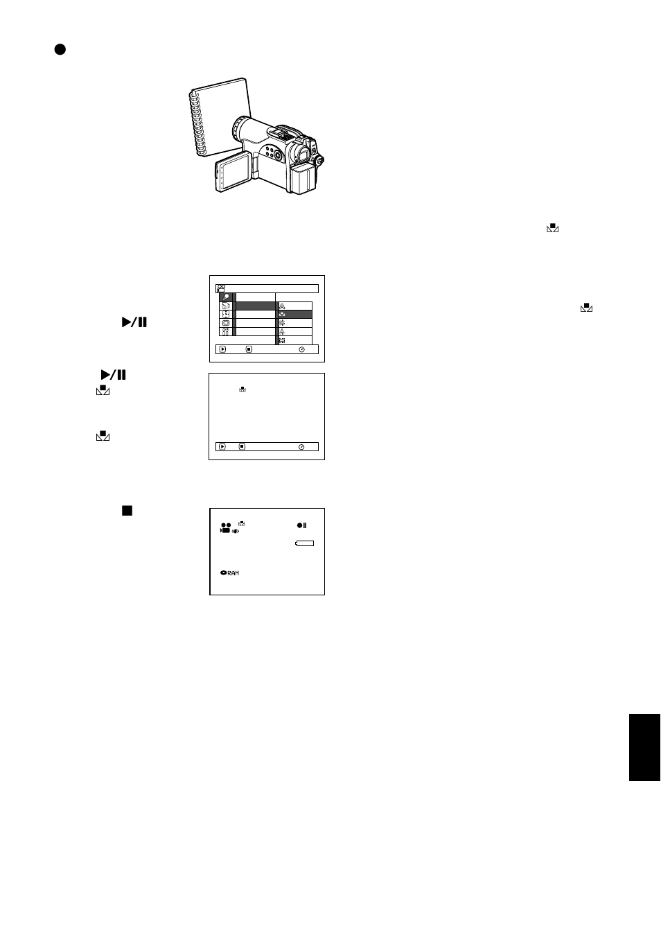 Setting white balance manually | Hitachi DZMV730A User Manual | Page 89 / 190