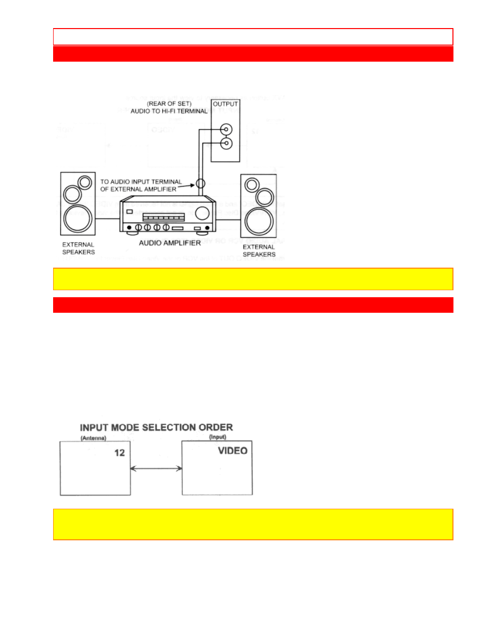 External connections 13 | Hitachi 27CX21B User Manual | Page 13 / 36