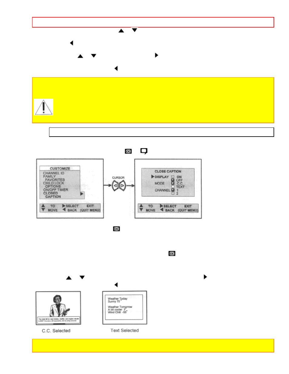 Customize 28 | Hitachi 27CX21B User Manual | Page 28 / 36