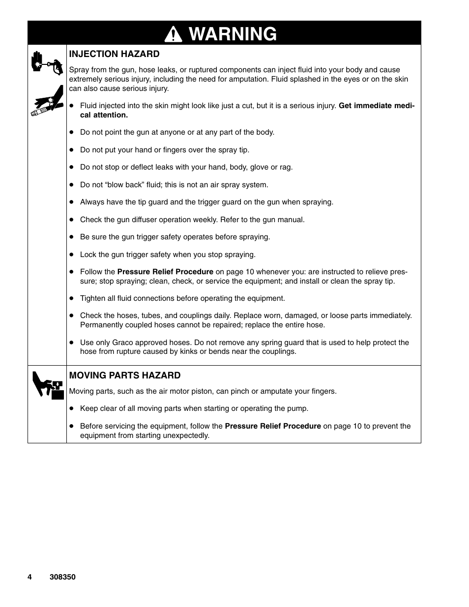 Warning | Hitachi 236464 User Manual | Page 4 / 28