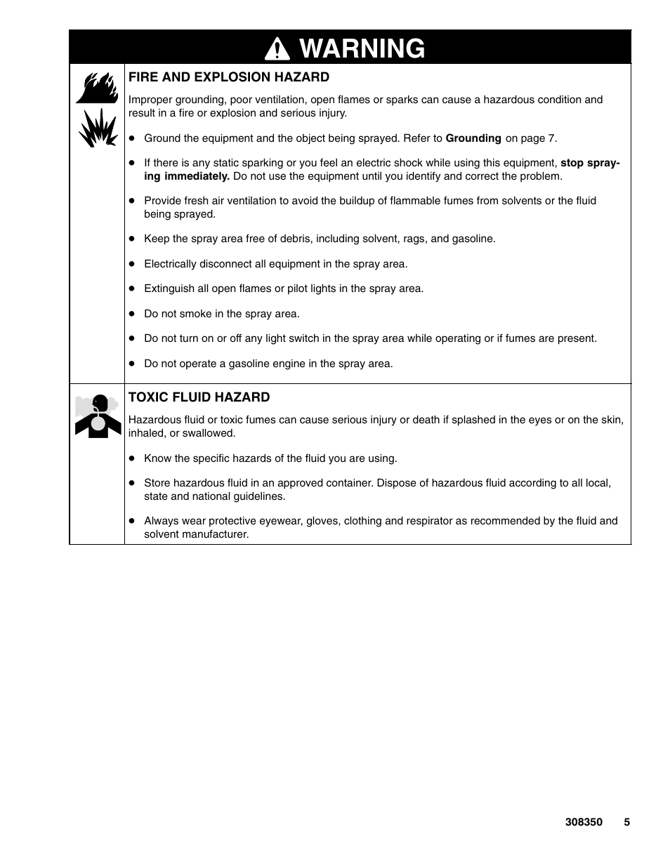 Warning | Hitachi 236464 User Manual | Page 5 / 28