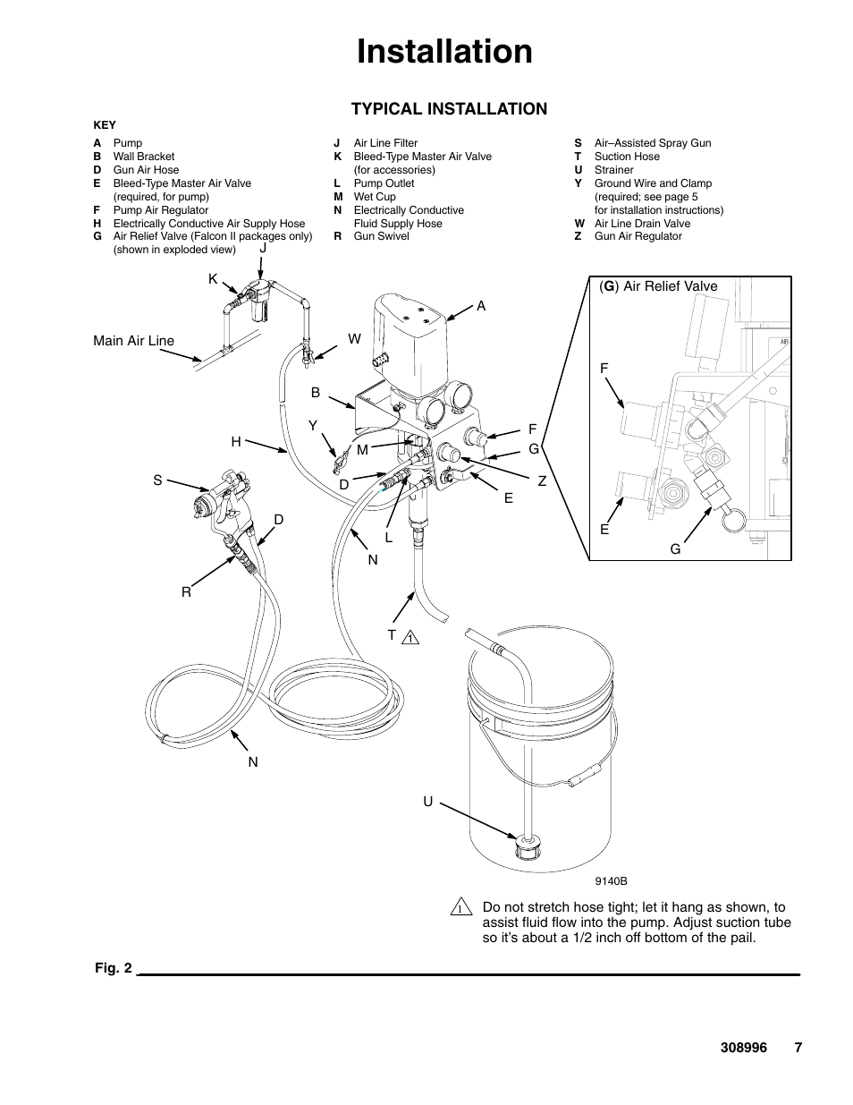 Installation, Typical installation | Hitachi 308996J User Manual | Page 7 / 26