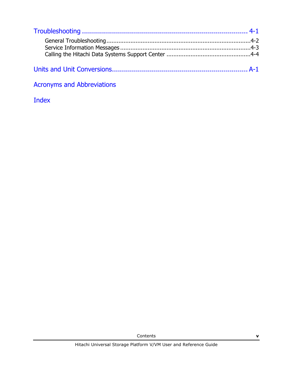 Hitachi Universal Storage Platform VM User Manual | Page 5 / 102