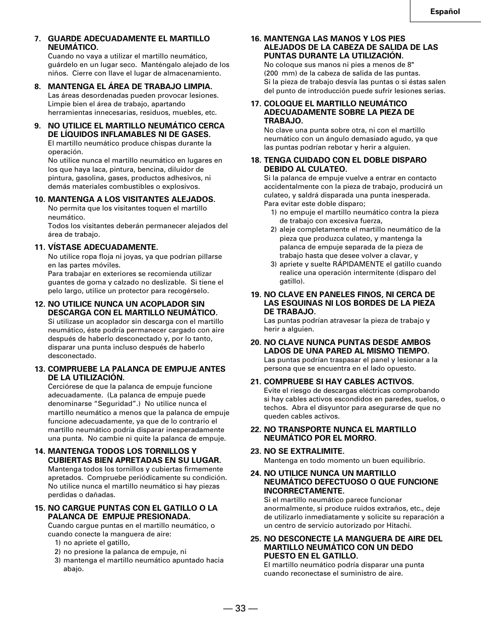 Hitachi NR90AA User Manual | Page 33 / 48