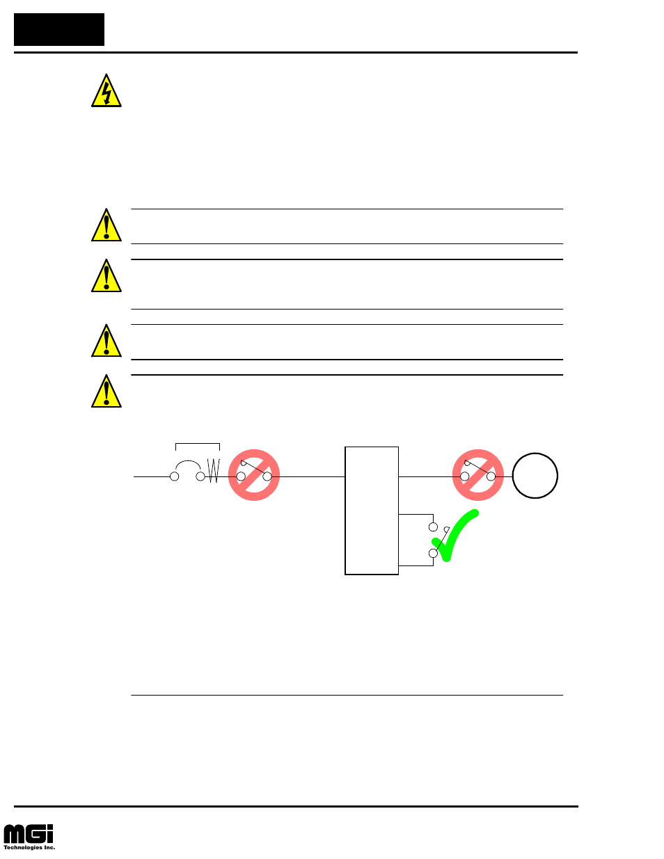 General warnings and cautions | Hitachi L100 User Manual | Page 13 / 163