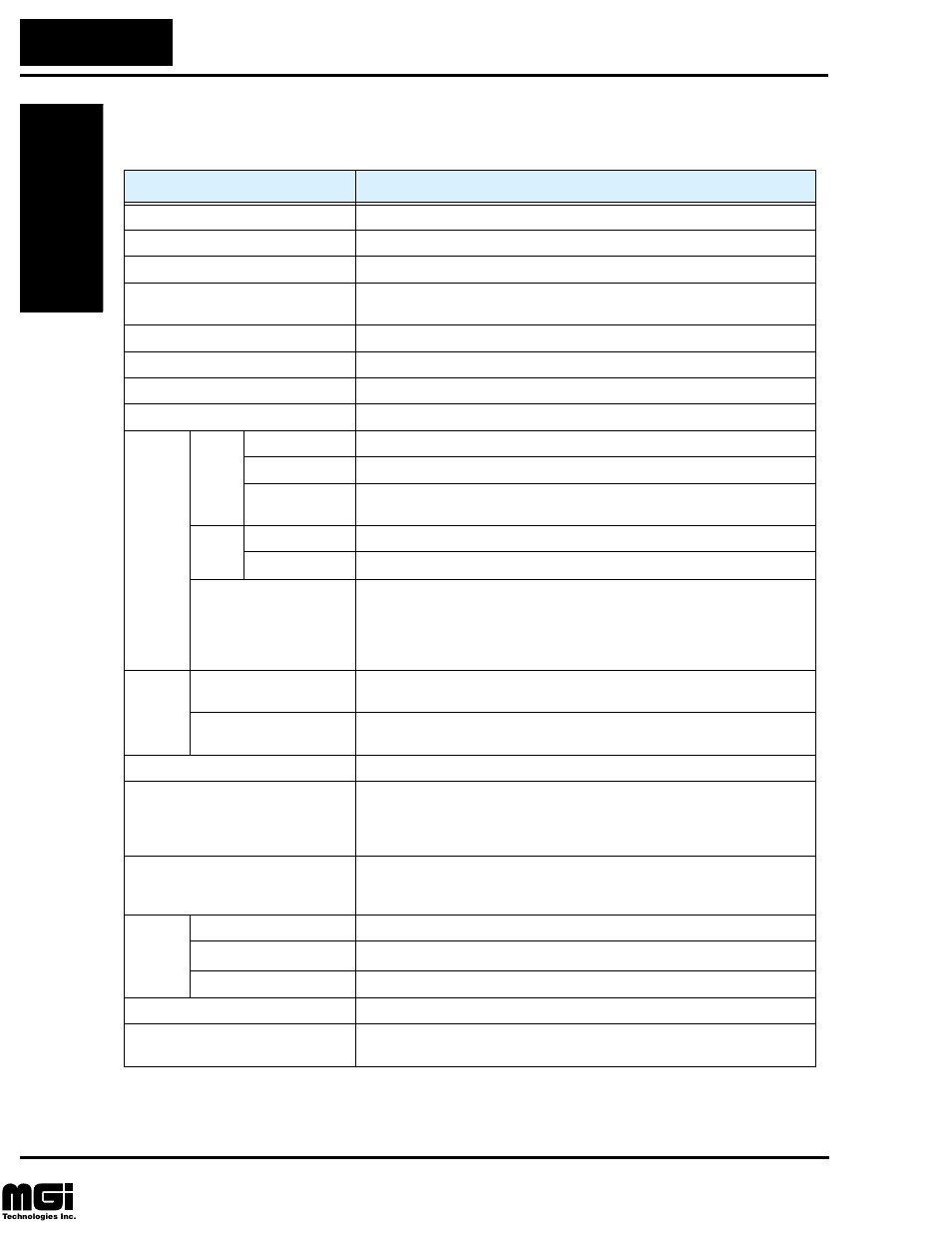 Ge tt in g s tar te d, General specifications | Hitachi L100 User Manual | Page 23 / 163