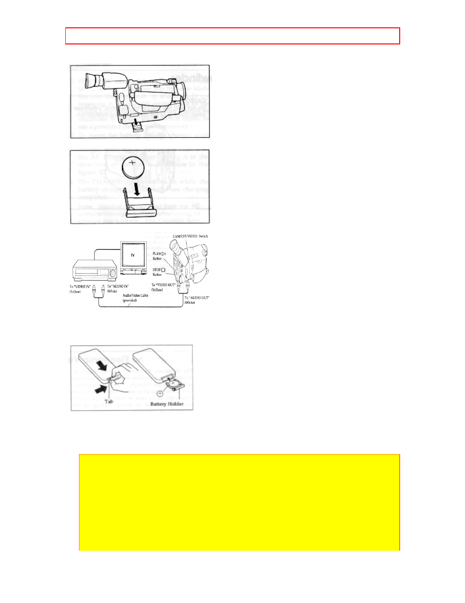 Getting started - 17, Remote control battery | Hitachi VM-H620A User Manual | Page 17 / 61