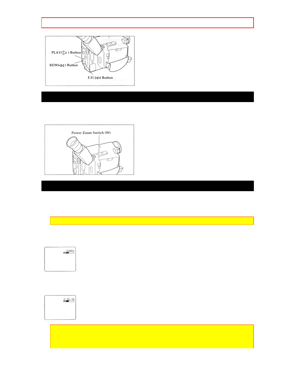 Using macro date search, Advanced techniques - 41, Using macro | Date search | Hitachi VM-H620A User Manual | Page 41 / 61