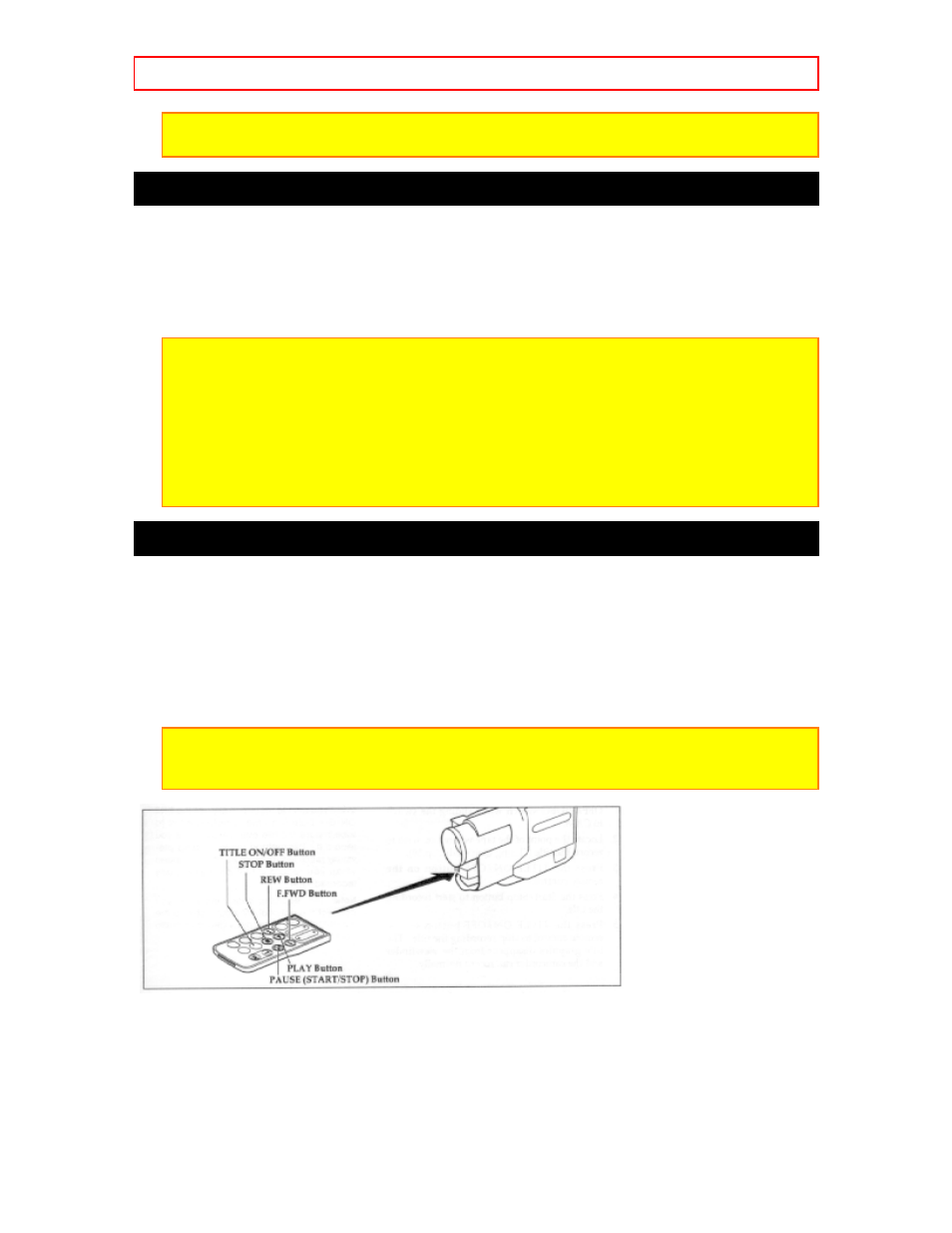 Advanced techniques - 43, Using the wireless remote control, Creating and recording a title | Creating a title | Hitachi VM-H620A User Manual | Page 43 / 61