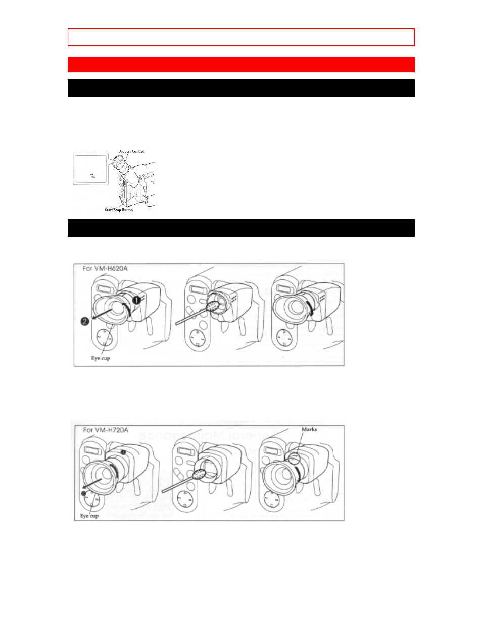 General maintenance, General maintenance - 55, Cleaning the camcorder heads | Hitachi VM-H620A User Manual | Page 55 / 61