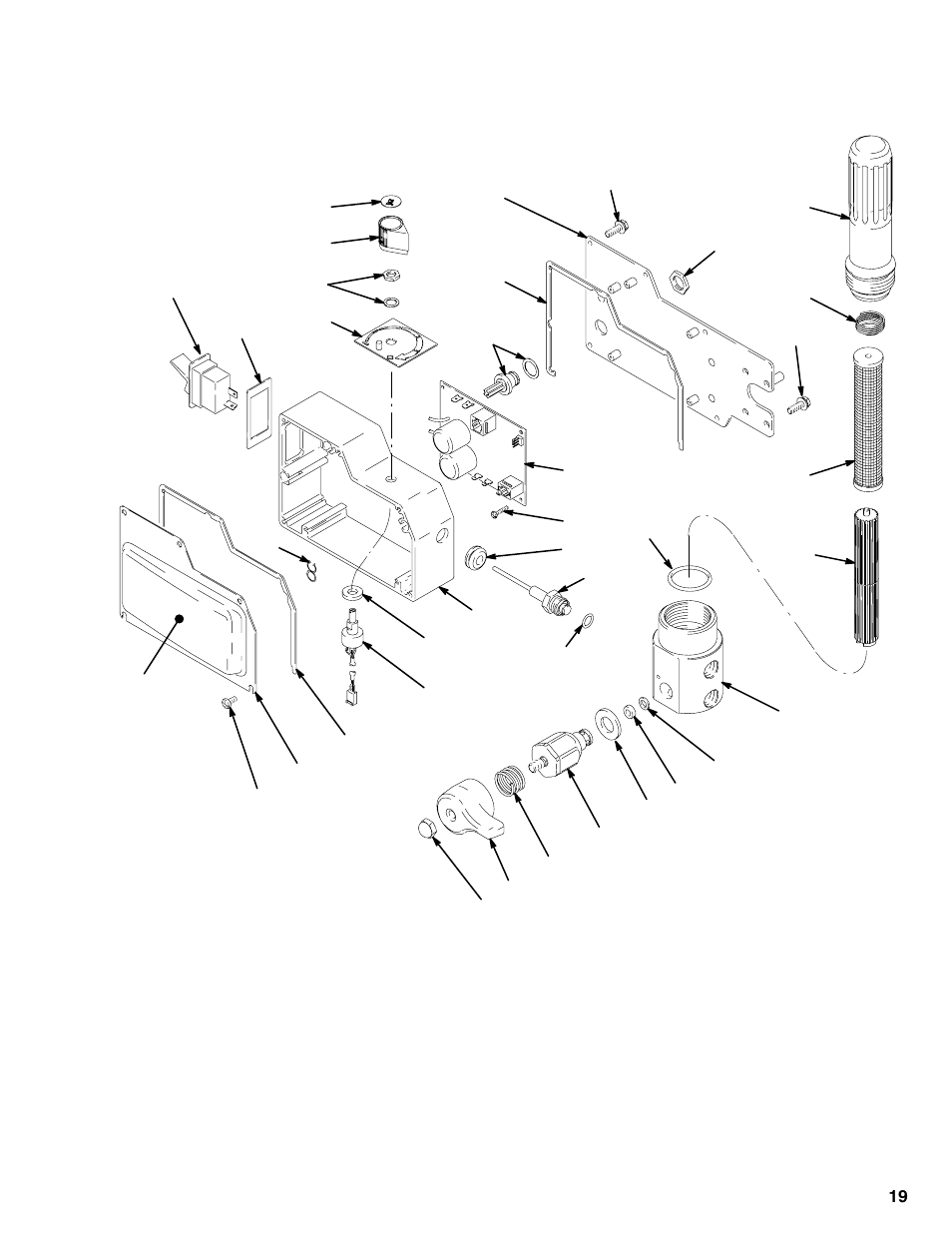 Parts drawing – sprayer | Hitachi 232624 User Manual | Page 19 / 24