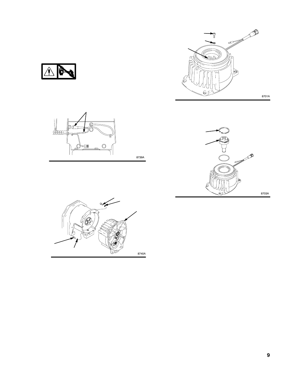 Pinion assembly/rotor/shaft/clutch/pulley | Hitachi 232624 User Manual | Page 9 / 24
