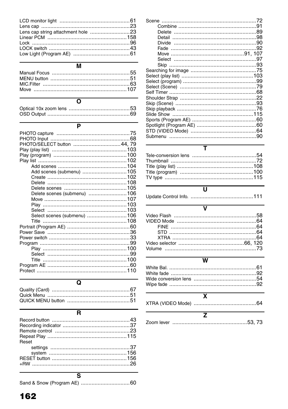 Hitachi DZ-HS503 User Manual | Page 162 / 163