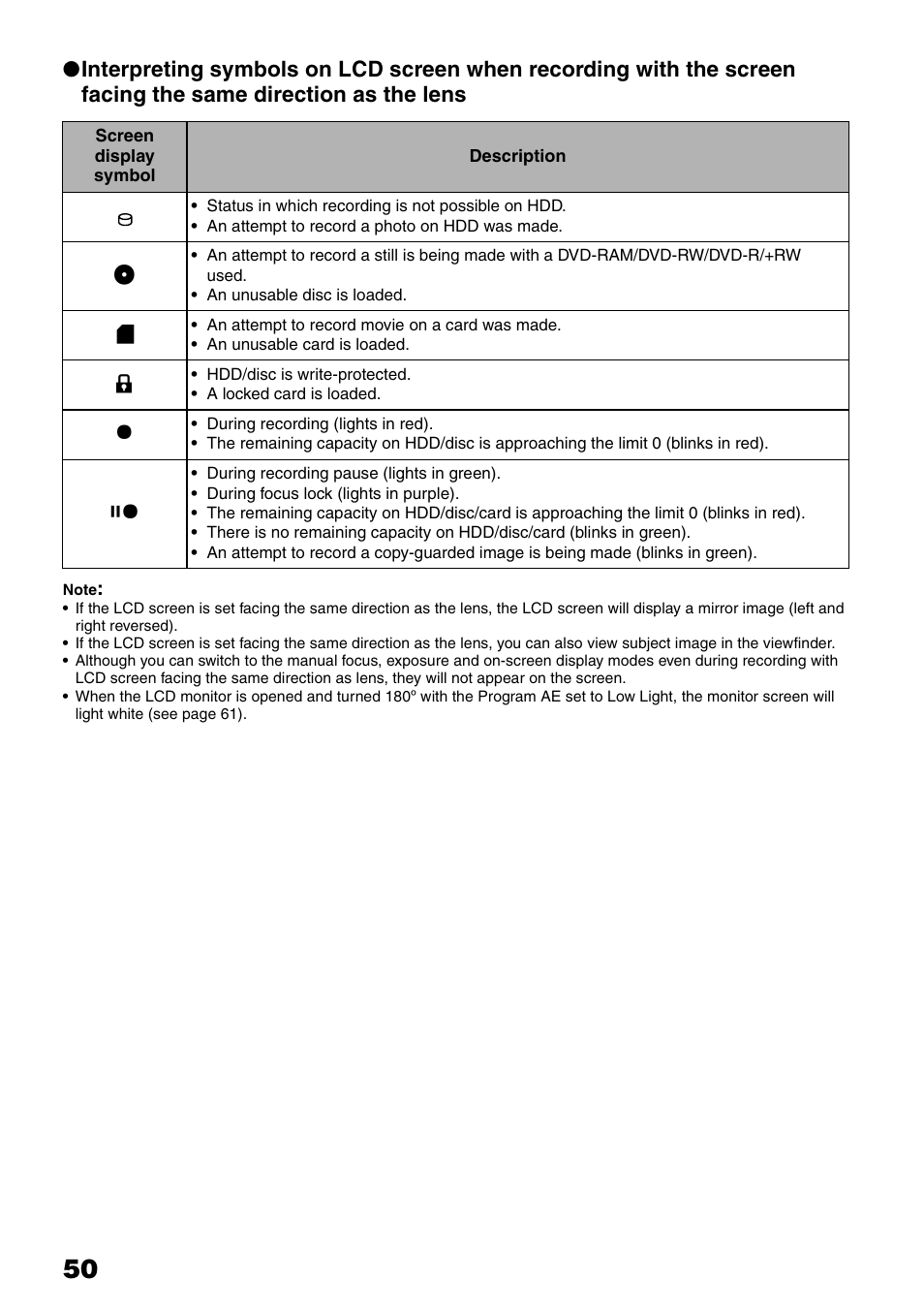 Hitachi DZ-HS503 User Manual | Page 50 / 163