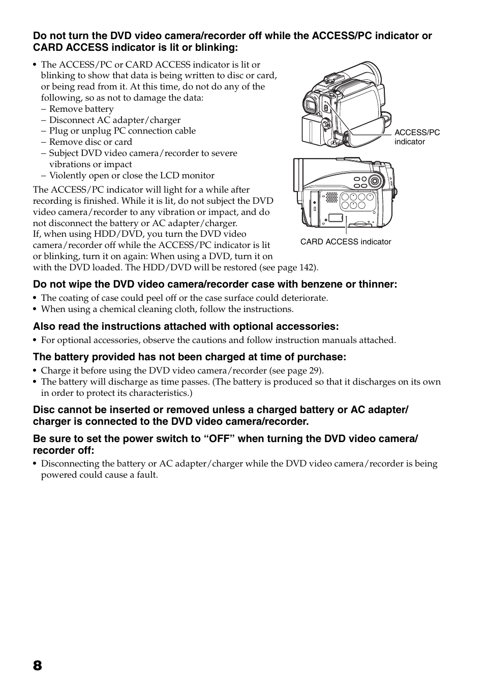 Hitachi DZ-HS503 User Manual | Page 8 / 163