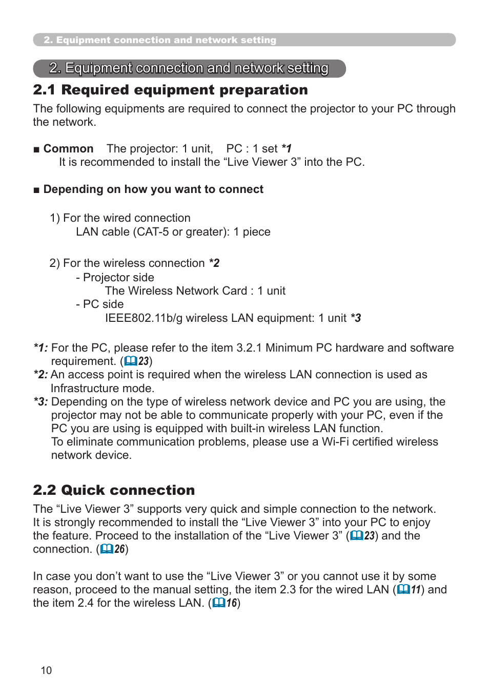 2 .2 quick connection | Hitachi CP-X268A User Manual | Page 10 / 119
