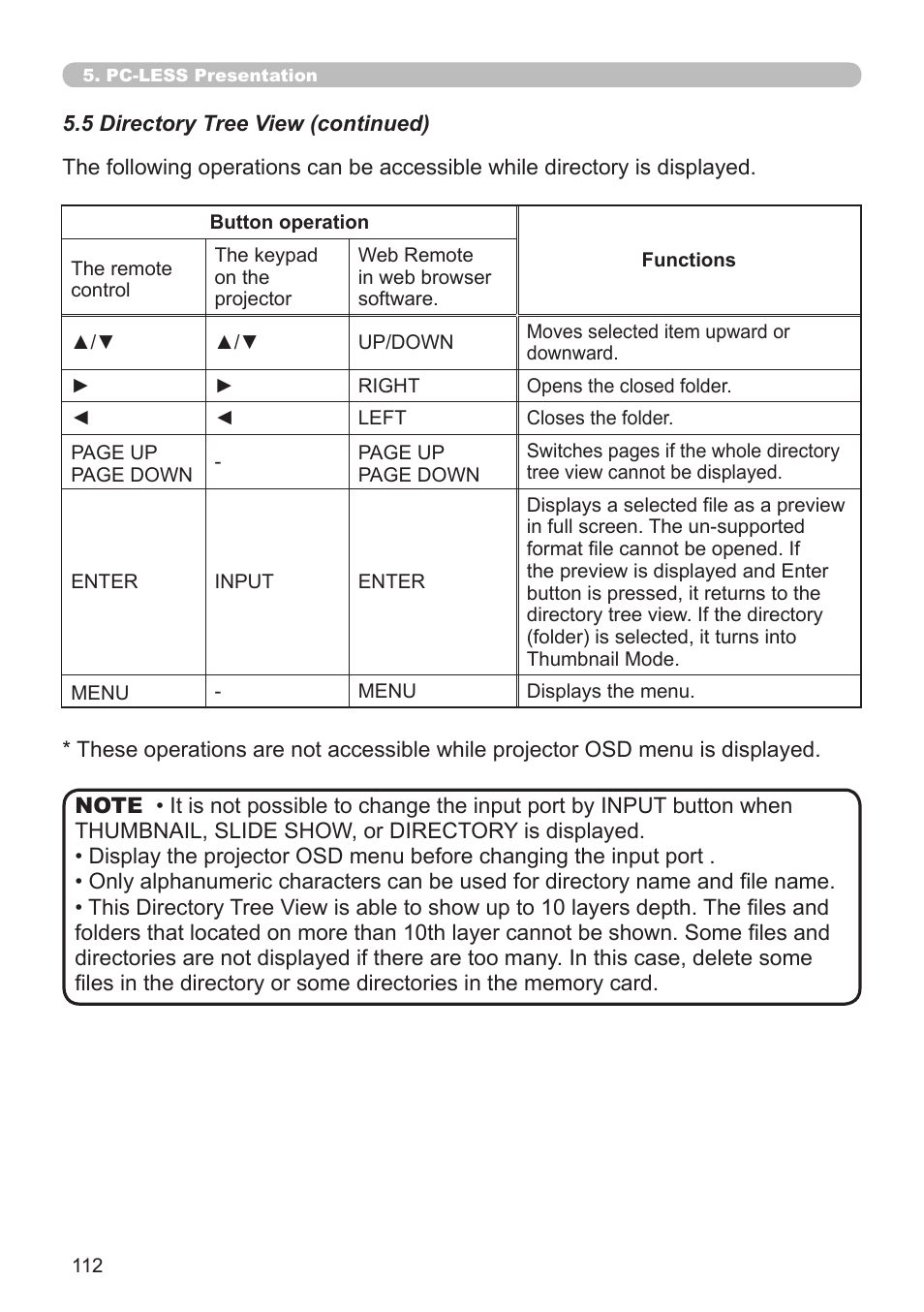 Hitachi CP-X268A User Manual | Page 112 / 119