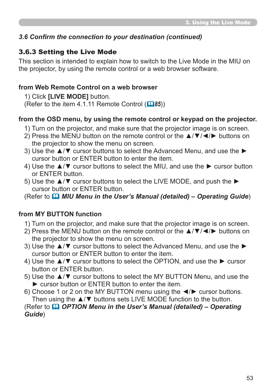 Hitachi CP-X268A User Manual | Page 53 / 119
