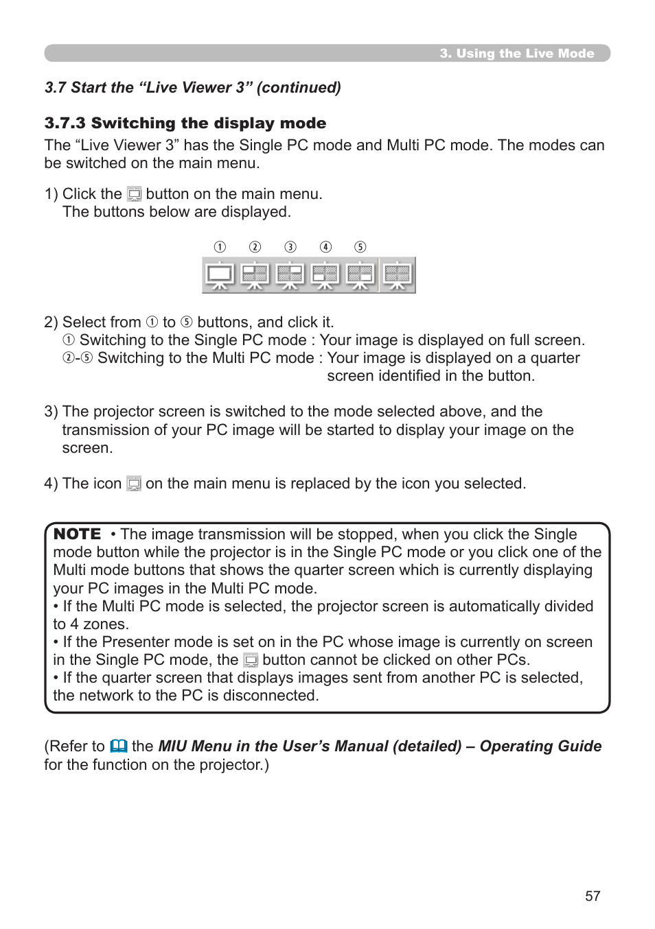 Hitachi CP-X268A User Manual | Page 57 / 119
