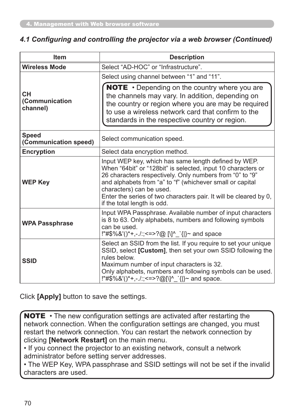 Hitachi CP-X268A User Manual | Page 70 / 119