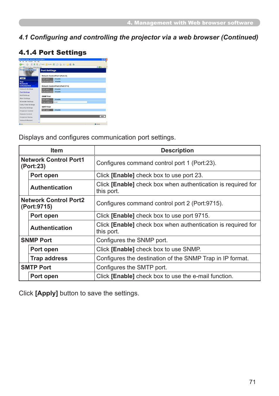 Hitachi CP-X268A User Manual | Page 71 / 119