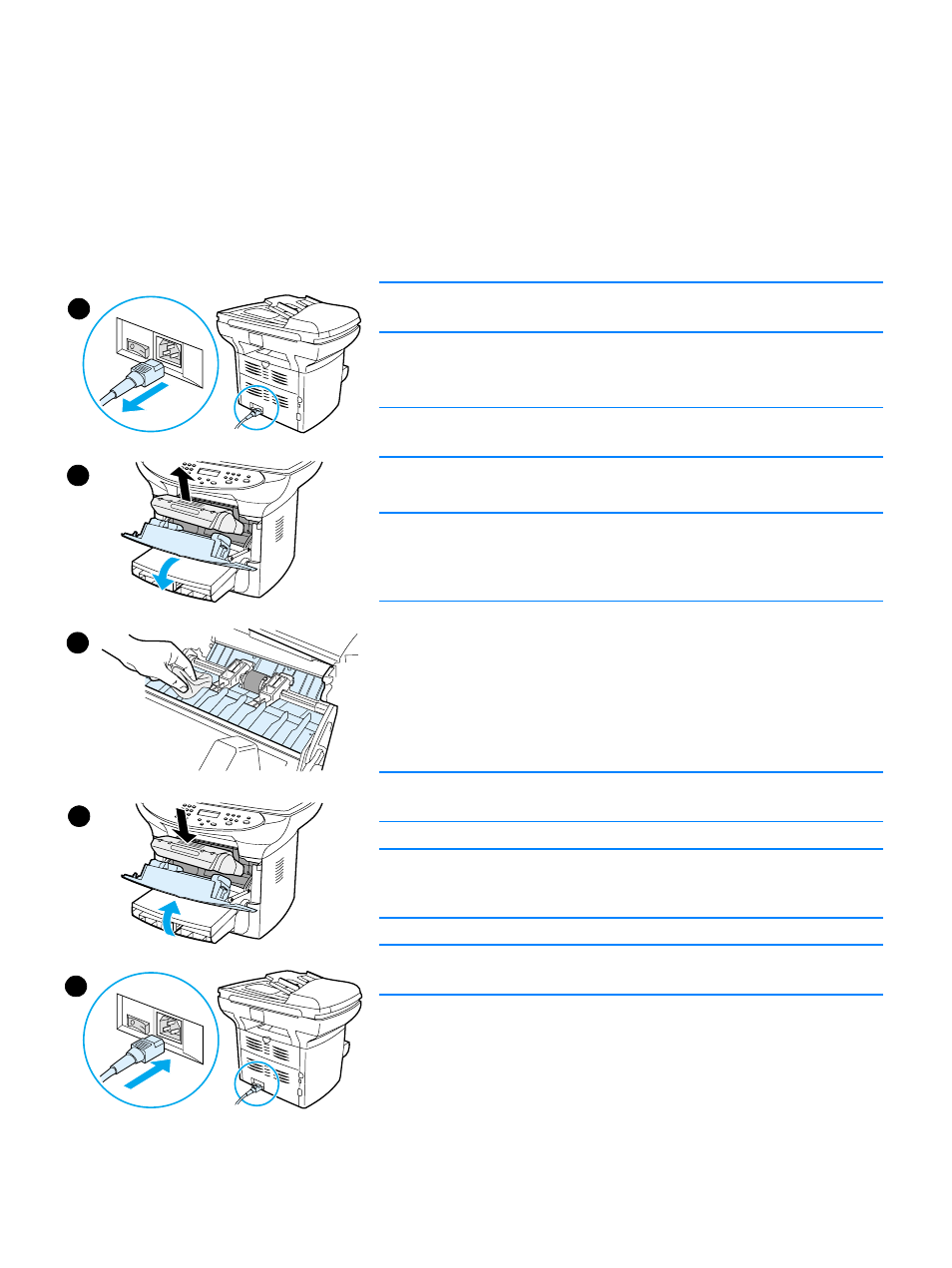 Cleaning the print cartridge area, To clean the print cartridge area | Hitachi 3300MFP User Manual | Page 127 / 259