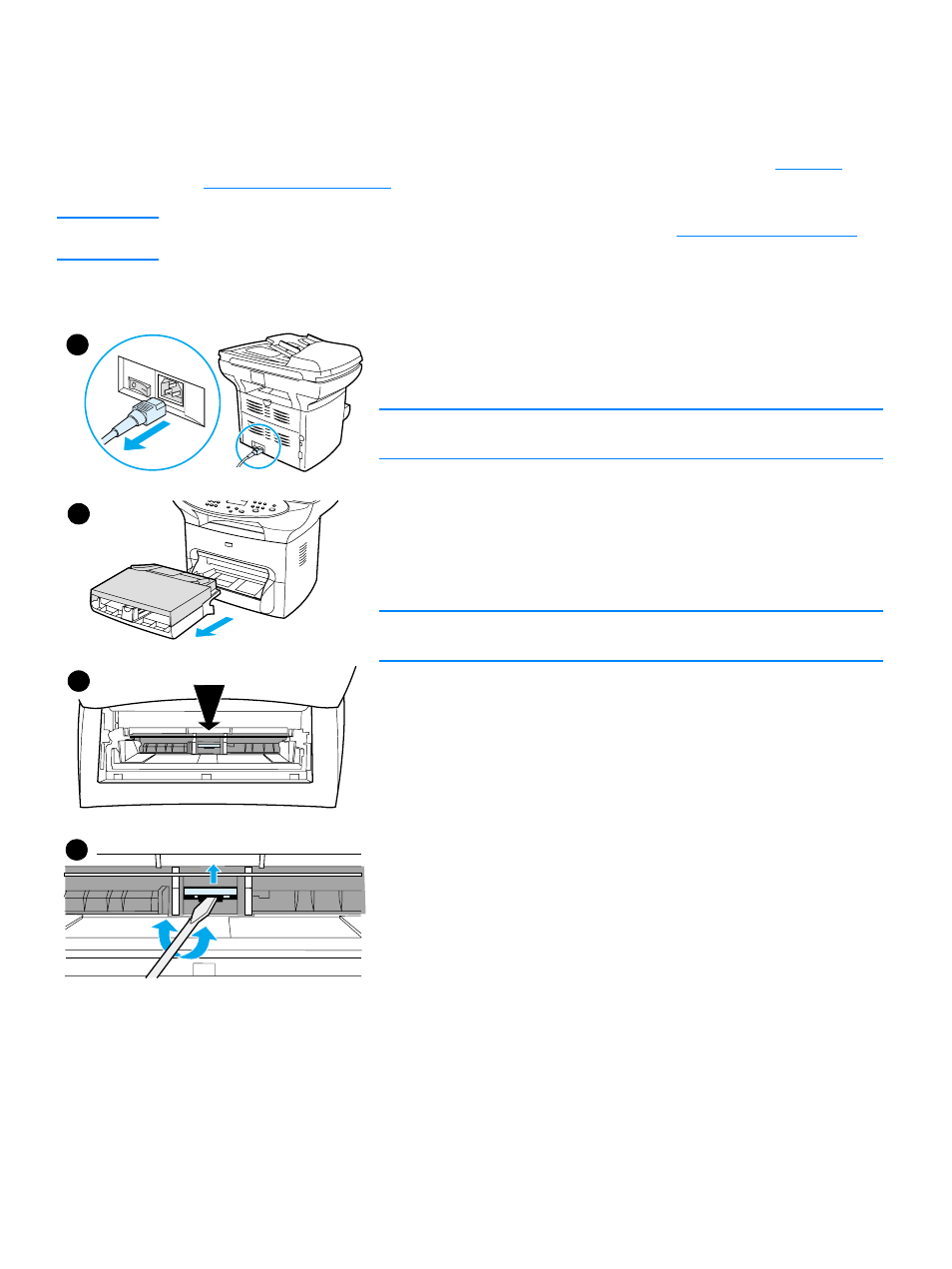 Changing the printer separation pad, To change the printer separation pad | Hitachi 3300MFP User Manual | Page 131 / 259