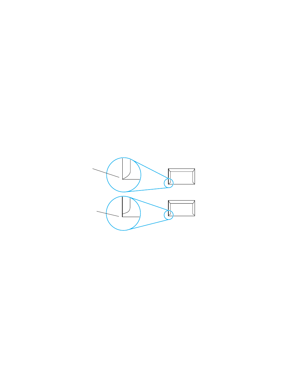 Envelopes, Envelope construction, Envelopes with double-side seams | Envelopes with adhesive strips or flaps, Envelope storage, Card stock and heavy media, Envelopes card stock and heavy media | Hitachi 3300MFP User Manual | Page 142 / 259