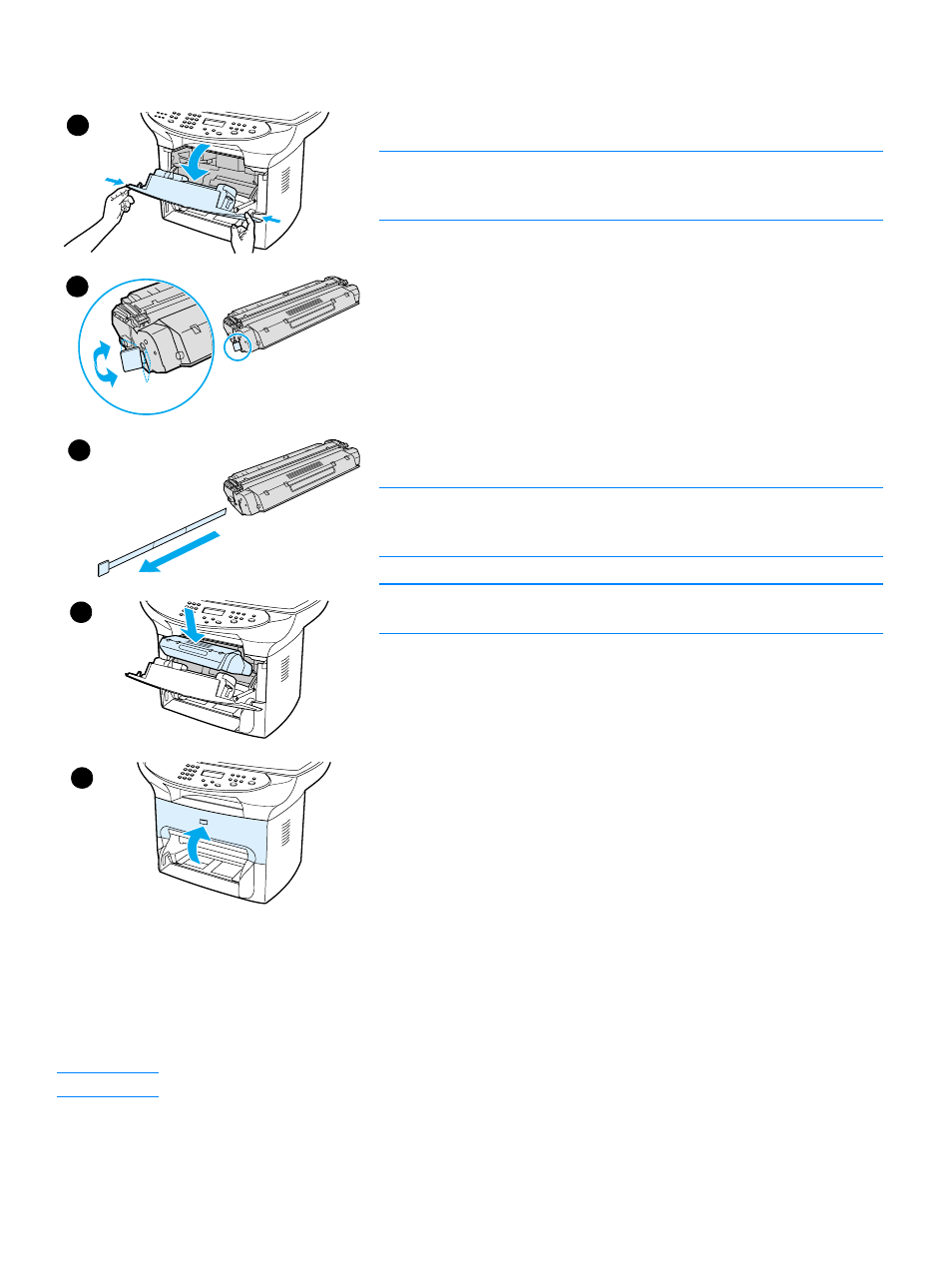 To install a print cartridge, Storing print cartridges | Hitachi 3300MFP User Manual | Page 149 / 259