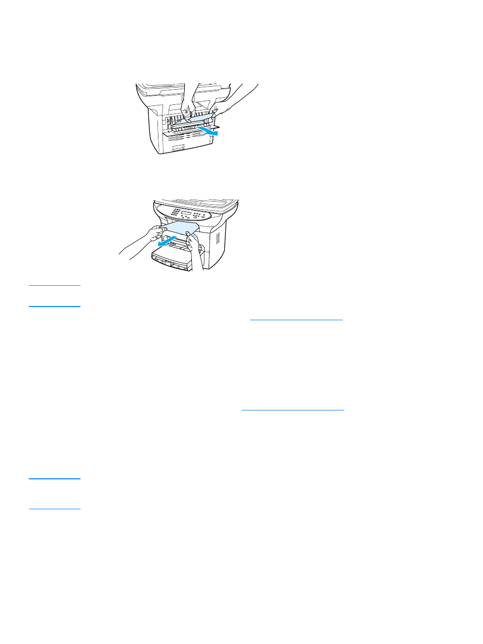 To clear other media jams, Tips to avoid media jams, To clear other media jams tips to avoid media jams | Hitachi 3300MFP User Manual | Page 161 / 259