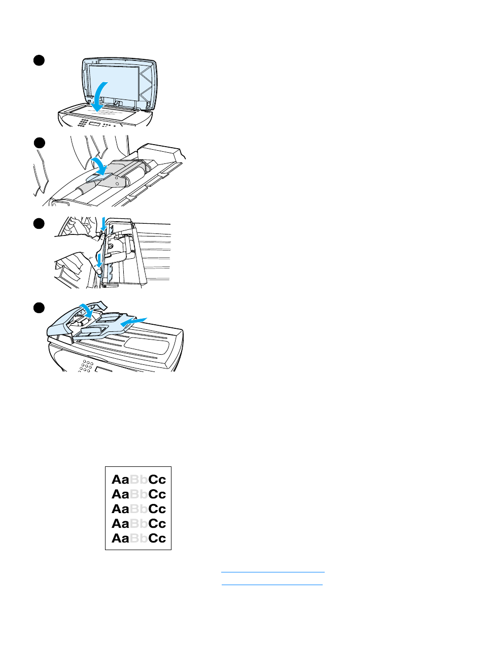 Identifying and correcting copy defects, Vertical white or faded stripes, Is the product out of paper | Hitachi 3300MFP User Manual | Page 173 / 259