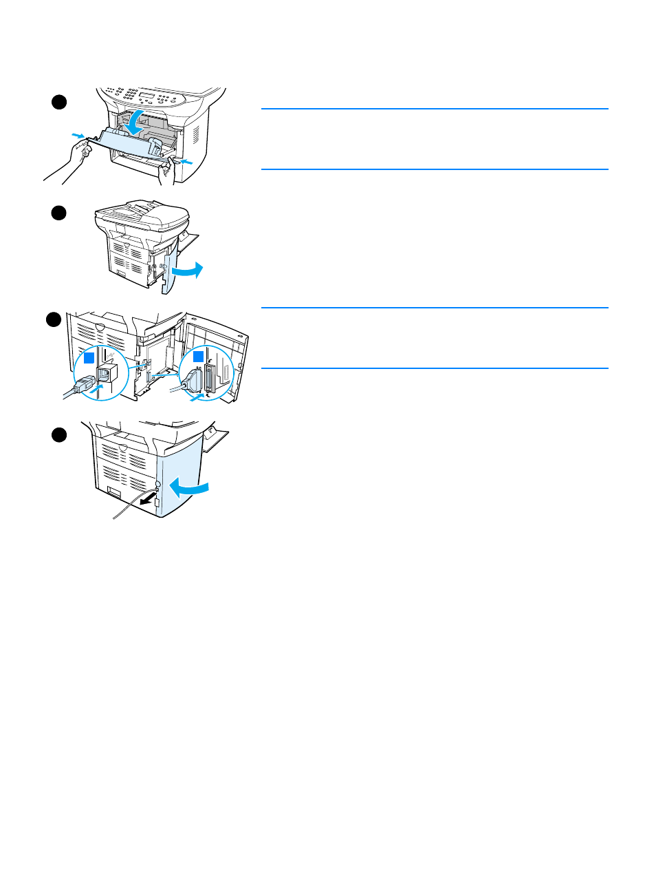 Connecting a printer cable to your product | Hitachi 3300MFP User Manual | Page 29 / 259