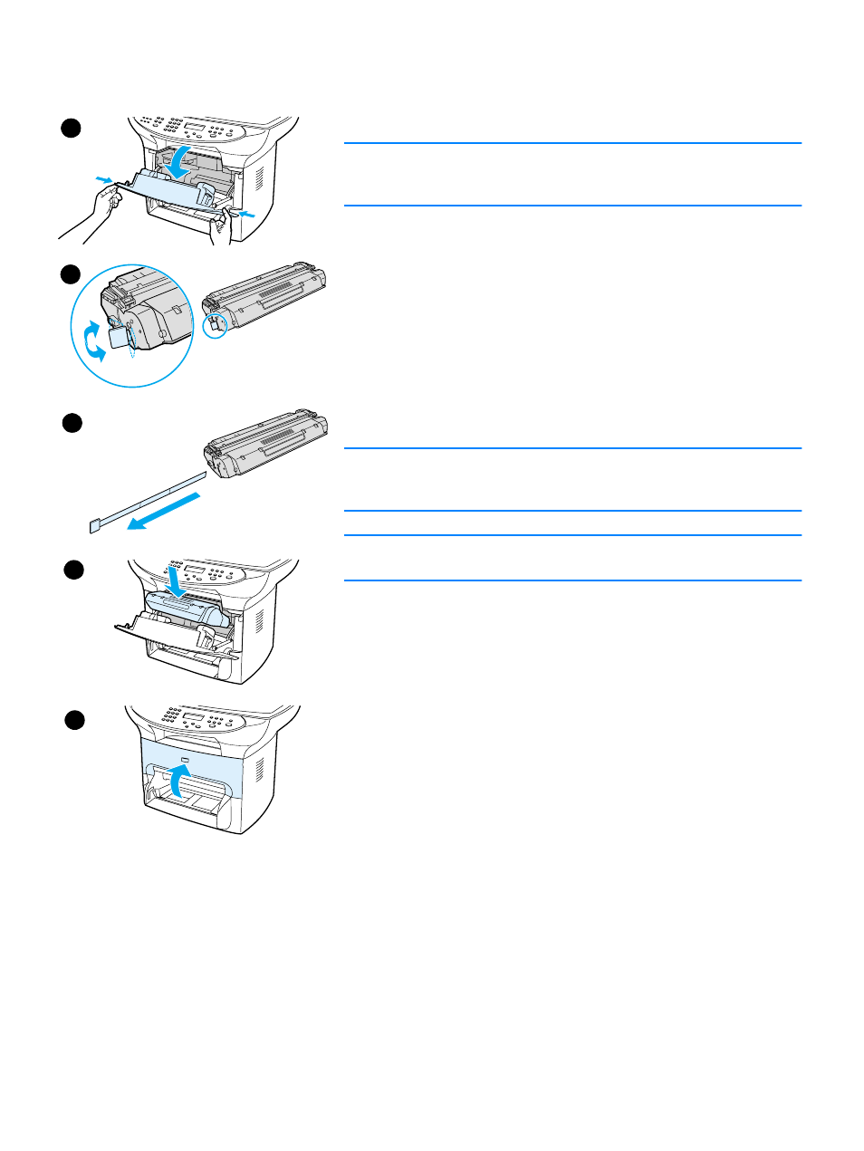 Installing a print cartridge | Hitachi 3300MFP User Manual | Page 30 / 259